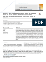 May, 2019 Influence of Spark Discharge Characteristics