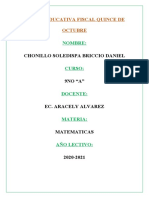 Portafolio de Matematicas Briccio Chonillo - 9a Vespertino