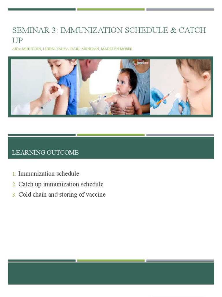 Seminar 3 Immunization | PDF | Immunity (Medical) | Vaccines