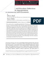 Allard, Olivier & Walker, Harry - Paper, Power, and Procedure. Reflections On Amazonian Appropriations of Bureaucracy and Documents
