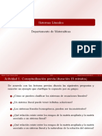 Sistemas Lineales: Conceptos Clave y Resolución de Problemas