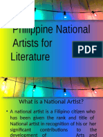 Lesson 5- Philippine National Artist