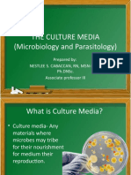 The Culture Media (Microbiology and Parasitology)