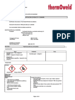 GRAY -  SILVER GRANULAR METAL METAL DE SOLDADURA THERMOWELD