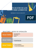 Reactores (Modo de Operación Parte I)