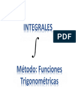 Integrales Indefinidas - Funciones Trigonometricas