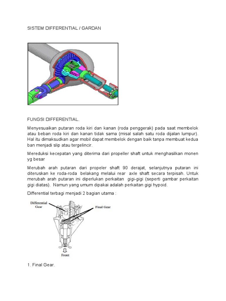 Sistem Differential. 1 PDF