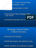 RES 3200 Chapter 4 Fixed Interest Rate Mortgage Loans