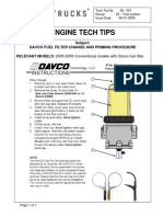 08-001 Davco Fuel filter change & priming procedure