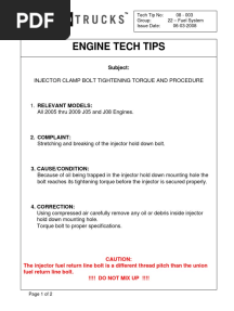 08-003 Injector Mounting Bolt