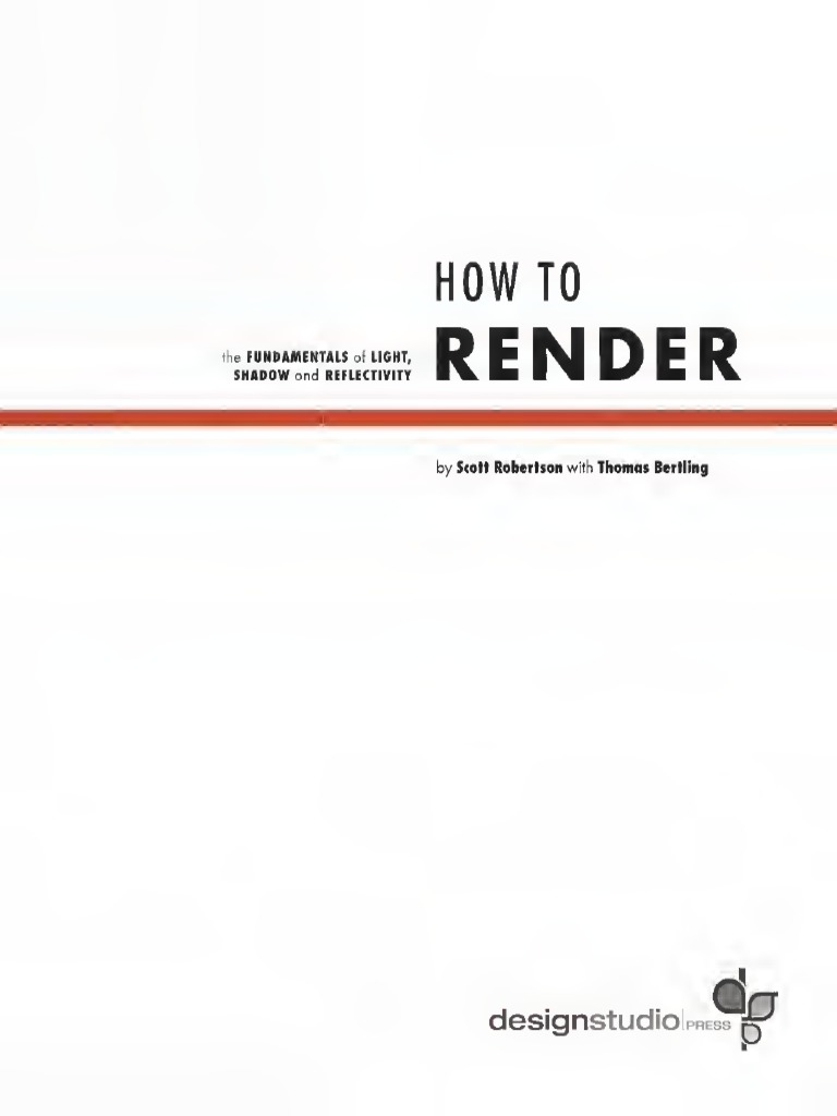 Scott Robertson How To Render Pdf Shadow Reflection Physics