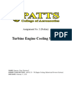 Turbine Engine Cooling System: Assignment No. 2 (Prelim)