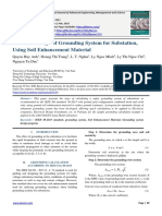 Research Design of Grounding System For Substation, Using Soil Enhancement Material