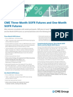 CME Three-Month SOFR Futures and One-Month SOFR Futures