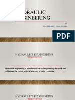 Hydraulic Engineering: BY: Engr. Bernard T. Thiam, Pce, Mpa