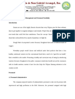 Chapter 1 Management and Personnel Feasibility