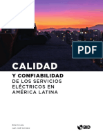 Calidad y Confiabilidad de Los Servicios Electricos en America Latina