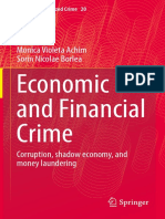 Economic and Financial Crime Corruption Shadow Economy and Money Laundering by Monica Violeta Achim Sorin Nicolae Borlea (Z