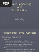 Kelis King - Software Engineering and Best Practices