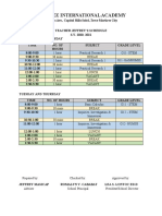 Teachers Sched Revised