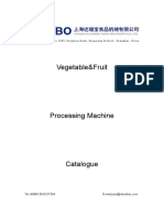 Vegetable & Fruit Processing Machine Catalogue/TITLE