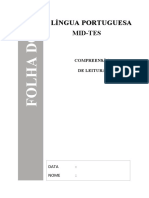 Portugues Mid Test - Leitura - 2020