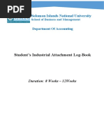 SINU Student's Industrial Attachment Logbook