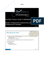 Dell Emc Partner Guide To #Getmodern Platform Modern Infrastructure Assessments and Modern Infrastructure Proposals