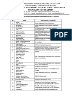 Daftar Nama Mahasiswa Dan Instansi