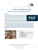Europarl - Digitalisation in Railway Transport