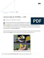 Antena Yagi de 433Mhz — DIY. Encontrar información en español… _ by Mauricio Matias _ Medium