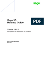 V11 Sage x3 Release Guide With Options On-Premises