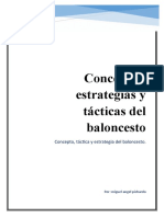 Conceptos, Estrategias y Tácticas Del Baloncesto