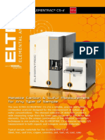 Elementrac CS-D: Reliable Carbon & Sulfur Measurement For Any Type of Sample