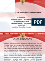 Peran Keluarga Dalam Melestarikan Pancasila