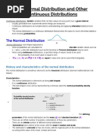 Week 3 - CH6 Normal Distribution and Other Continuous Distributions