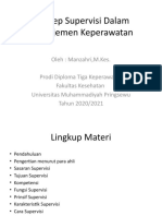 Konsep Supervisi Dalam Manajemen Keperawatan