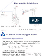 CH 5: Jacobian - Velocities & Static Forces: C.B. Pham 5-1