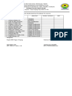 Daftar Hadir Rapat