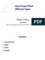 Nuclear Power Plant Different Types: Prabir C Basu