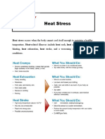 Heat Stress: Heat Stress Occurs When The Body Cannot Cool Itself Enough To Maintain A Healthy