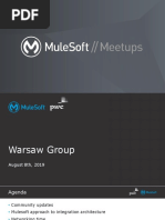 MuleSoft Meetup Warsaw August 8th 2019