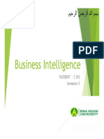 Business Intelligence: 16Si5Bint - 3 Sks Semester 5
