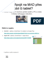 Jak na MAD přes mobil či tablet