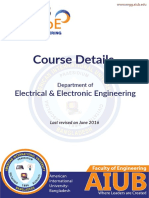 AIUB EEE Course Details