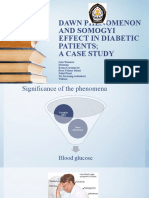 Dawn Phenomenon and Somogyi Effect in Diabetic Patients A Case Study