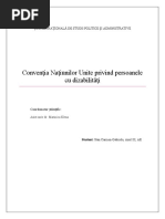 Convenția privind persoanele cu dizabilități