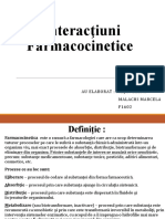 Interactiuni Farmacocinetice