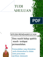 Studi Pendahuluan