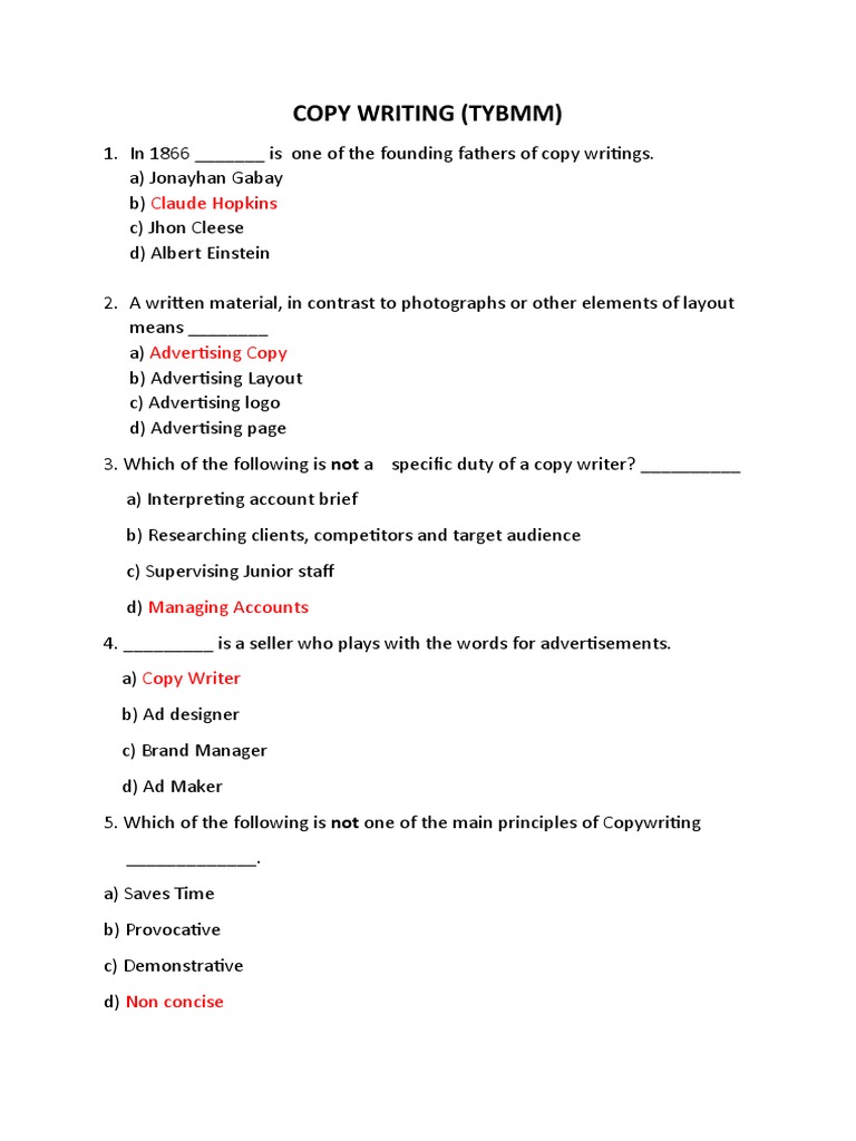 Claude Hopkins Copywriting Essentials | PDF | Advertising | Thought